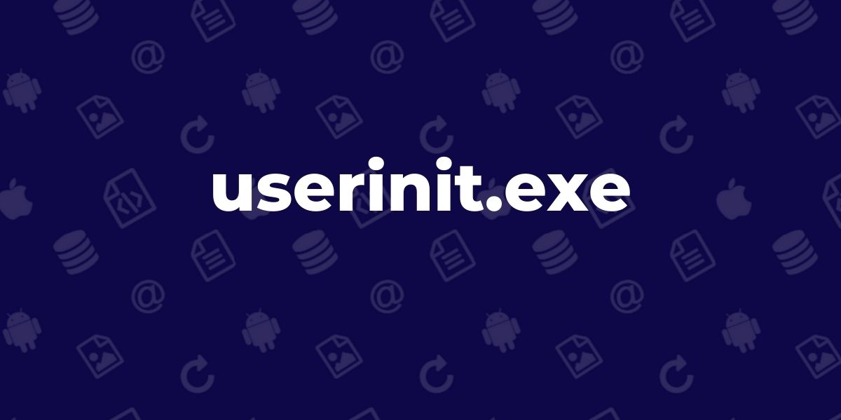 userinit.exe Part Of The Windows Start Up Process Is It Safe?